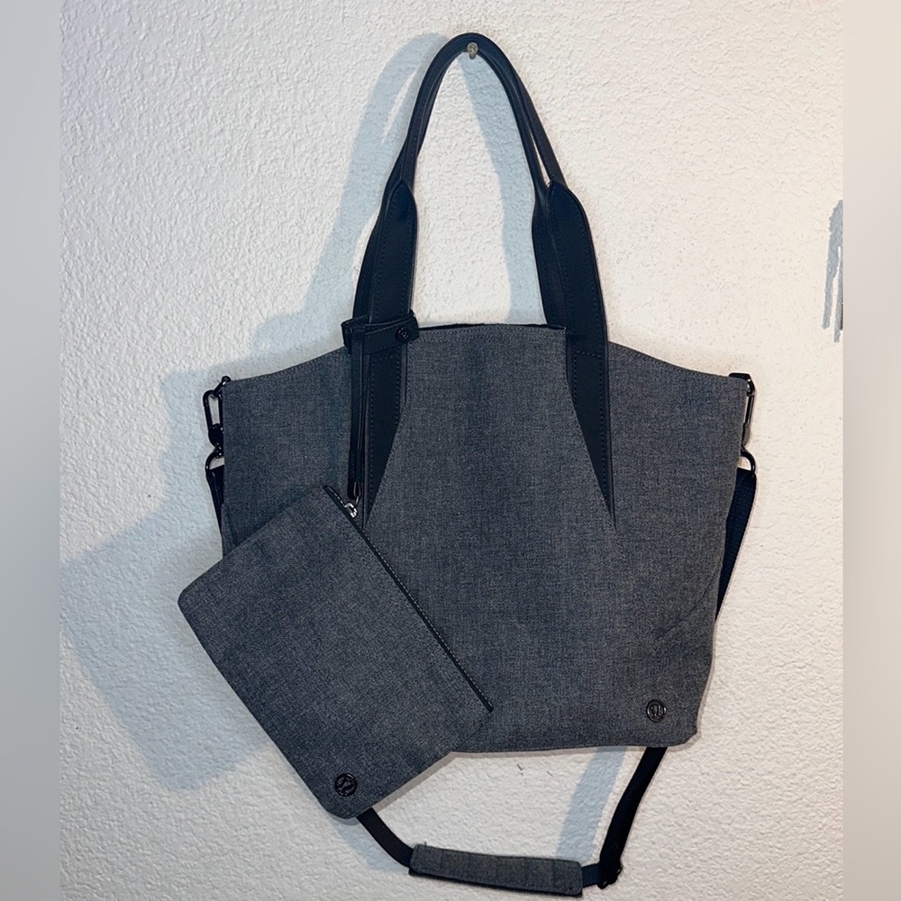 Lululemon Athletica Gray Shoulder Bag